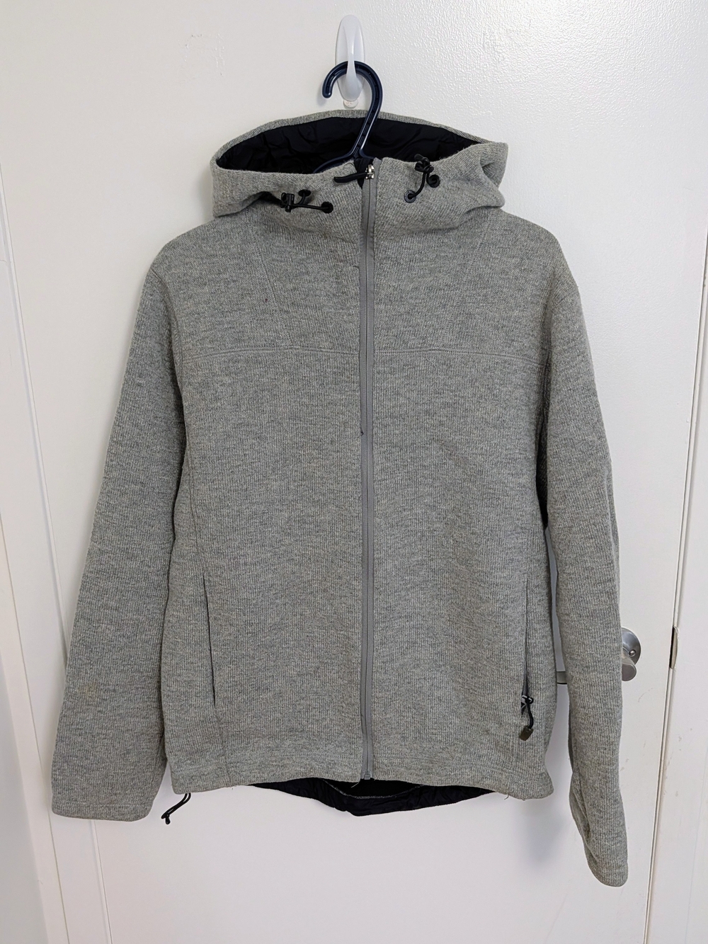 Bench Grey Zip-Up Hoodie Jacket - Men's Large
